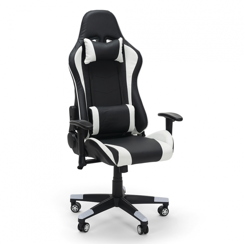 SilverStone Chaise de jeu design ergonomique Coussins avec accoudoirs