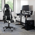 Chaise de jeu ergonomique Coussins et accoudoirs directionnels design SilverStone Vente