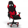 Modern design Gaming bureaustoel met kussens en armleuningen Misano Fire Aanbod