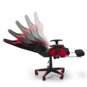 Modern design Gaming bureaustoel met kussens en armleuningen Misano Fire Catalogus