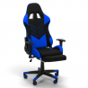 Chaise gaming de bureau design ergonomique avec coussins et accoudoirs Misano Sky Offre