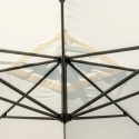 Parasol de jardin déporté 3.5 m carré bras en aluminium Copenaghen Choix