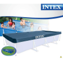 Intex 28039 universele bovengrondse rechthoekige zwembadafdekking 450x220 cm Verkoop