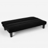 Canapé convertible 2 places Clic Clac en microfibre effet velours Ametista Rainbow Remises