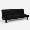 Canapé convertible 2 places Clic Clac en microfibre effet velours Ametista Rainbow Vente