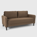 Canapé 3 places au design moderne pour chambre et salons en tissu Portland 