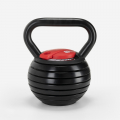 Kettlebell met verstelbaar gewicht voor gym en fitness 18 kg Elettra Aanbieding
