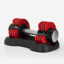 Verstelbare dumbbell voor sportschool en thuisfitness van 12 kg Erope Aanbieding