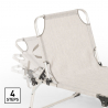 SEYCHELLES aluminium opvouwbare ligstoel voor strand en tuin 