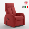 Electric recliner fabric armchair dual-motor Lift System Taylor Aanbod