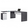 Modern corner desk 180x160 with 3 drawers New Selina Report Verkoop