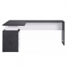 Modern corner desk 180x160 with 3 drawers New Selina Report Kortingen