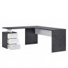 Modern corner desk 180x160 with 3 drawers New Selina Report Korting
