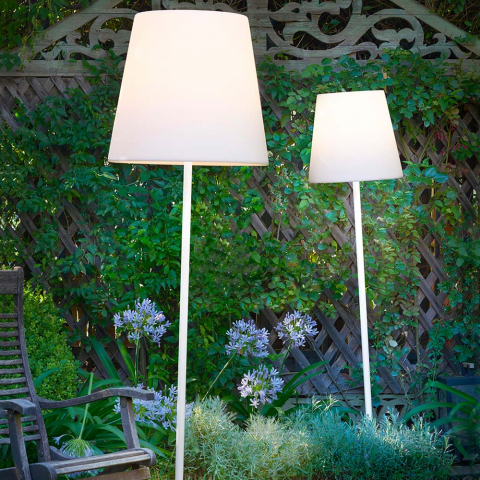 Modern design outdoor garden floor lamp Fiaccola Ali Baba by Slide