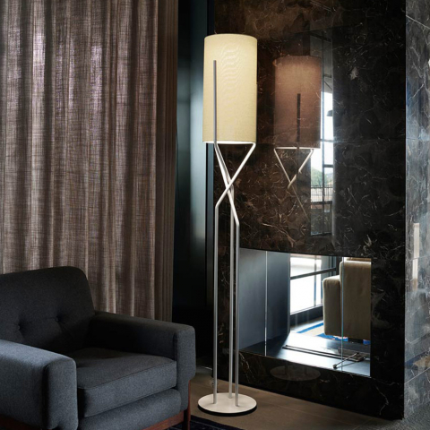Lampadaire design minimaliste moderne en métal Slide Aura