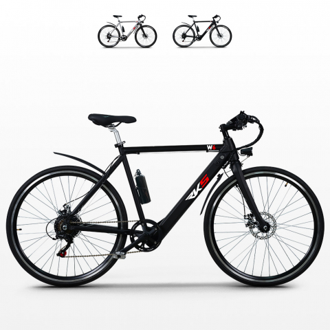 Elektrische fiets e-bike stadsfiets voor heren 250W Shimano W6 Aanbieding