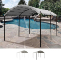Tonnelle de jardin 3x4 en acier anti-uv abri de voiture bar Onda Promotion