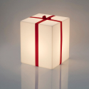 Lampe en forme de cadeau de Noël lumineuse et surprenante Slide Merry Cubo Vente