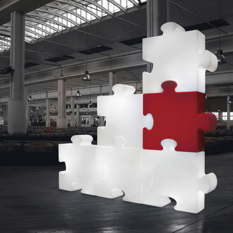 Lampadaire modulaire au design contemporain moderne Slide Puzzle Promotion
