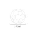 Set van 5 ballen van 30 mm voor tafelvoetbal Verkoop