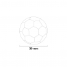 Set van 5 ballen van 30 mm voor tafelvoetbal Verkoop