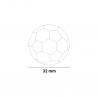 Set van 5 vervangende ballen van 32 mm voor tafelvoetbal Verkoop