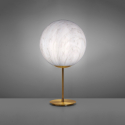 Lampe de table pied de sol sphère effet marbre design Slide Mineral Stand Dimensions