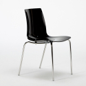 Set van 12 stoelen met stalen poten Grand Soleil Lollipop Afmetingen