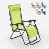 Opvouwbare tuin-en strandstoel Emily Zero Gravity met meerdere standen Aanbod