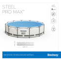 Bestway 56416 Steel Pro Max rond bovengronds zwembad 366x76 cm Catalogus