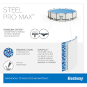 Bestway 56416 Steel Pro Max rond bovengronds zwembad 366x76 cm Voorraad