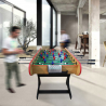 Professionele opklapbare tafelvoetbaltafel Pemba Verkoop