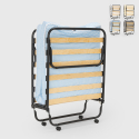 Opklapbaar Bed met Microvezel Matras en Lattenbodem 80x180cm Apollo Verkoop