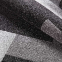 Tapis moderne rectangulaire design géométrique gris noir Milano GRI014 Offre