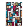 Tapis de salon moderne design géométrique multicolore Milano MUL022 Vente