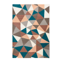 Tapis design moderne à motif géométrique multicolore Milano GLO010 Vente