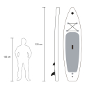Opblaasbare Stand Up Paddle SUP board  320cm Traverso 