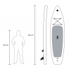 Opblaasbare Stand Up Paddle SUP board  320cm Traverso 