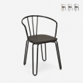 Industrieel design stalen stoelen met armleuningen Ferrum Arm Aanbieding