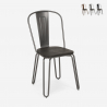 chaise de cuisine et bar en acier style Lix design industriel ferrum one Promotion