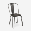 industriële design stoelen Lix stijl staal voor bar en keuken ferrum one Voorraad
