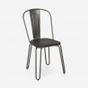 chaise de cuisine et bar en acier style design industriel ferrum one Choix