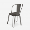 industriële design stoelen Lix stijl staal voor bar en keuken ferrum one Keuze