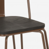 chaise de cuisine et bar en acier style design industriel ferrum one 