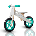 Kinderfiets zonder pedalen van hout met mandje balance bike RIDE Catalogus