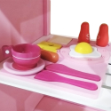 Roze houten speelgoedkeuken met potten, accessoires en geluiden Miss Chef Korting