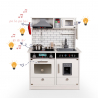 Moderne houten speelgoedkeuken voor kinderen met licht en geluid Home Chef Korting