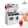 Moderne houten speelgoedkeuken voor kinderen met licht en geluid Home Chef Aanbod