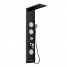 Stalen douchepaneel met LED-display, massagefunctie en regendouche Abano Verkoop