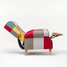 Fauteuil patchwork bergère inclinable au design moderne Throne Light Offre